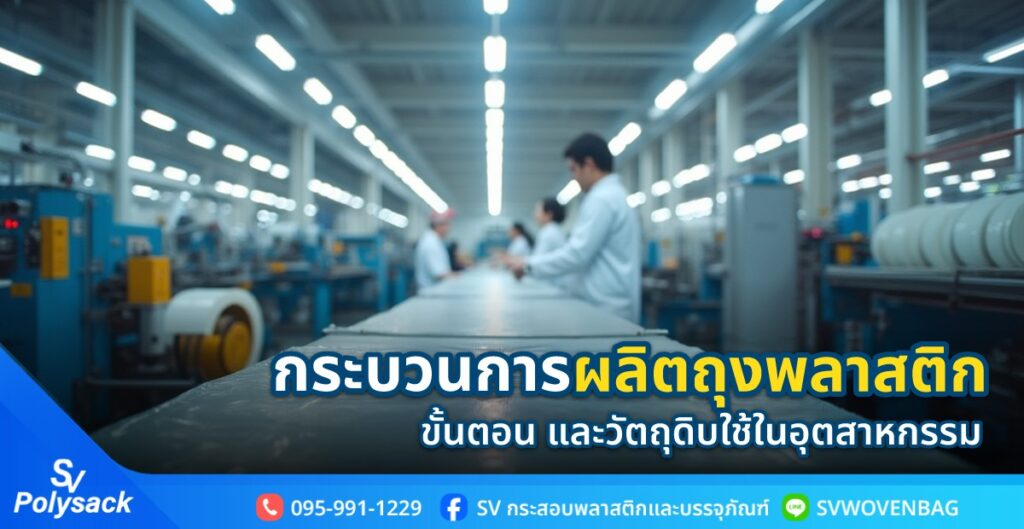 กระบวนการผลิตถุงพลาสติก