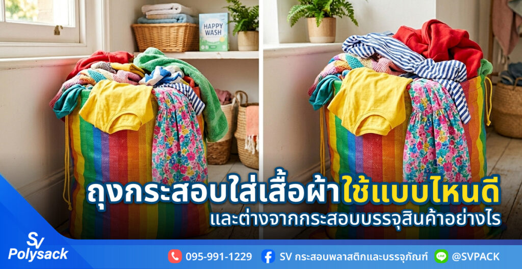 กระสอบใส่เสื้อผ้า