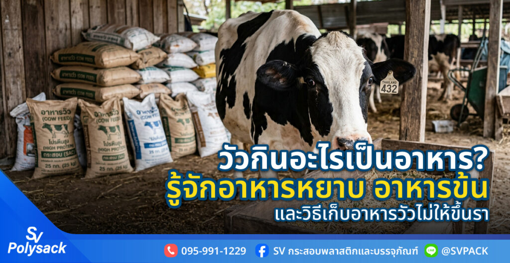 วัวกินอะไรเป็นอาหาร